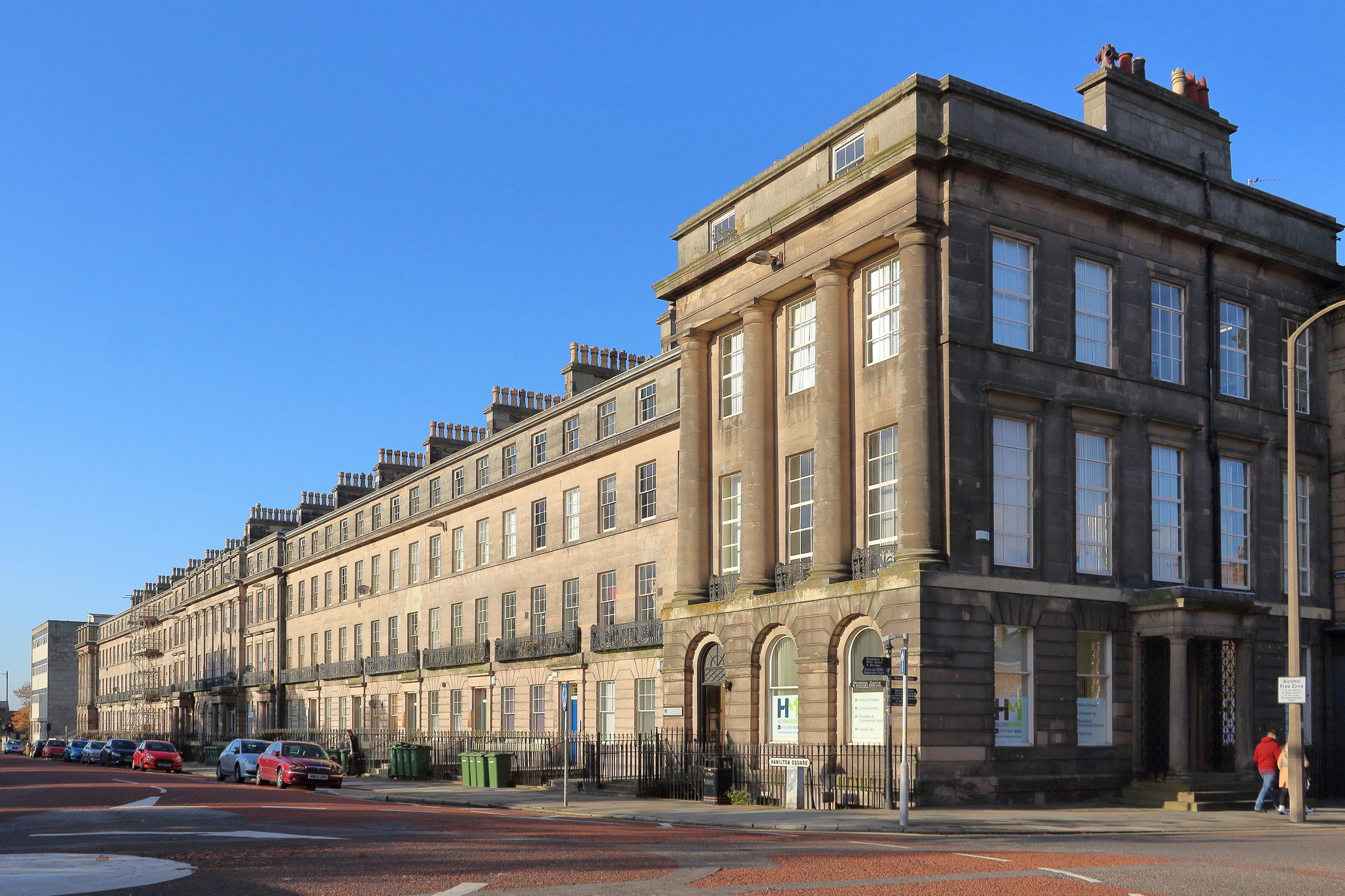 Georgian terraces on Hamilton Square, Birkenhead