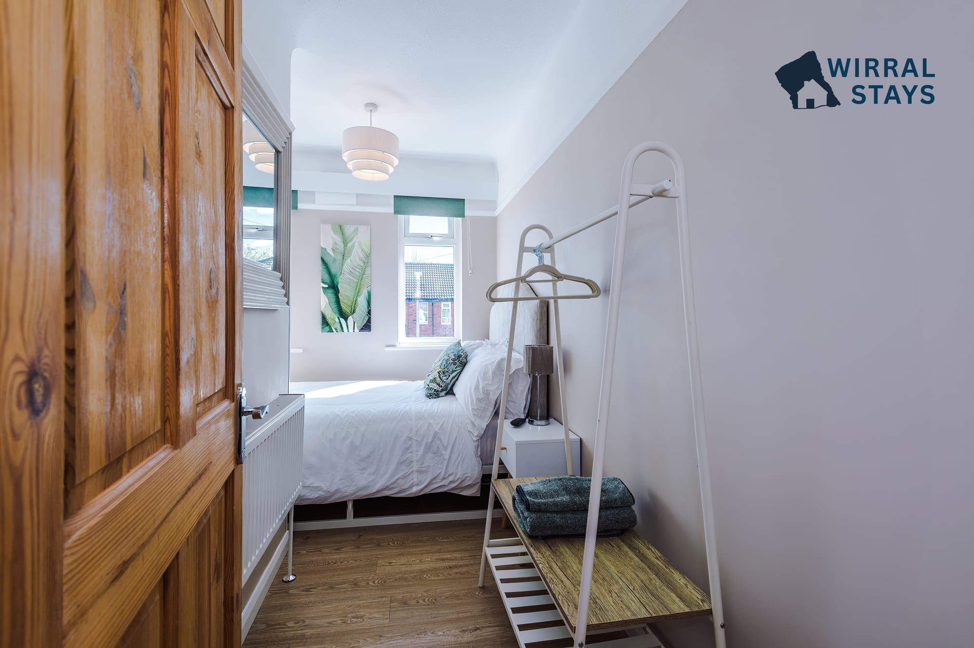 Patricia Place bedroom viewed from the doorway, Birkenhead