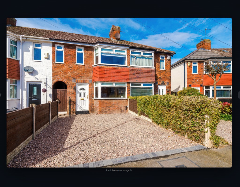 Patricia Place exterior, contractor accommodation in Birkenhead with off-road parking